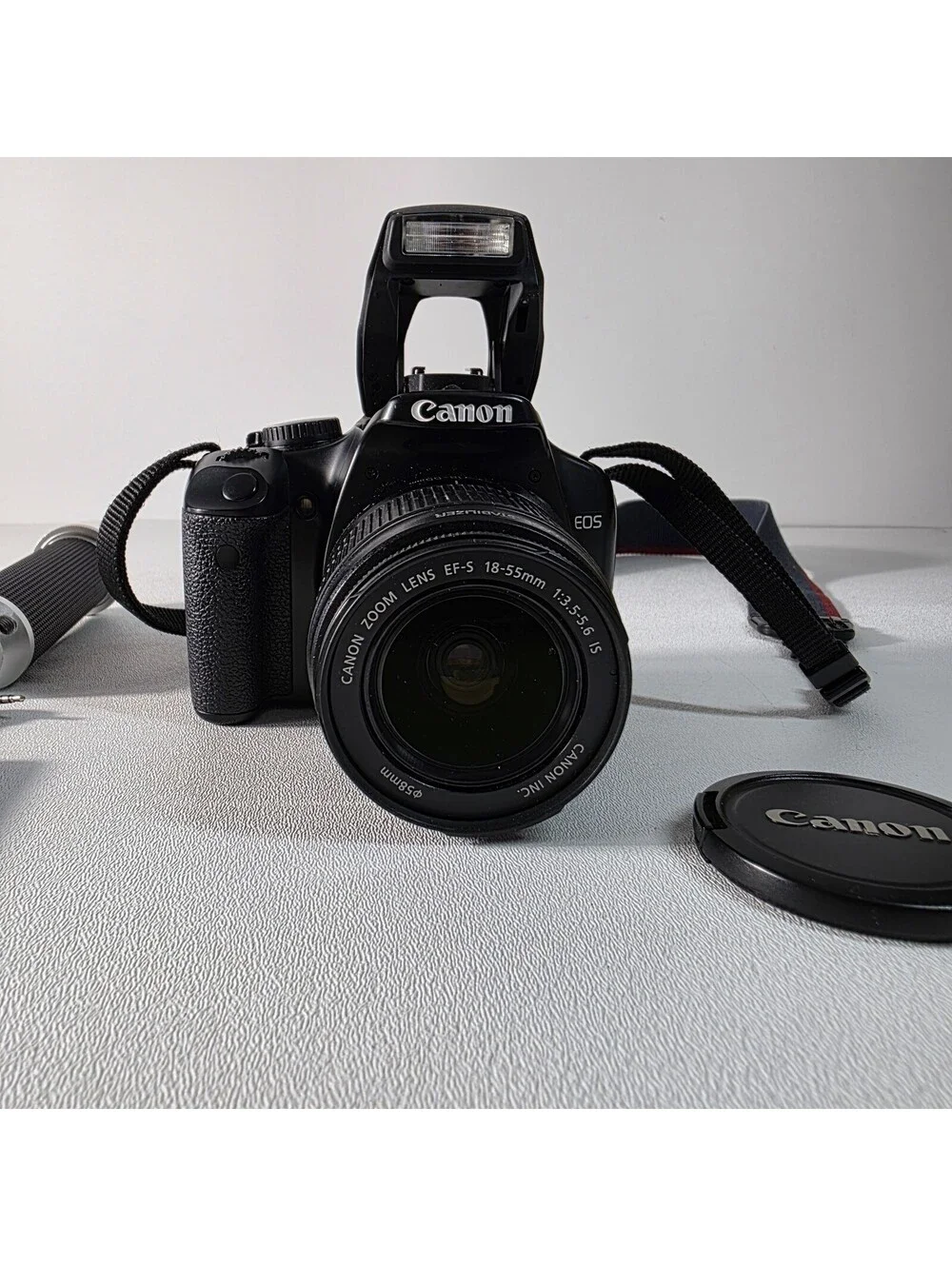 Canon EOS Rebel XSi Digital SLR Camera 18-55mm Canon EF-S Lens Bundle No Battery